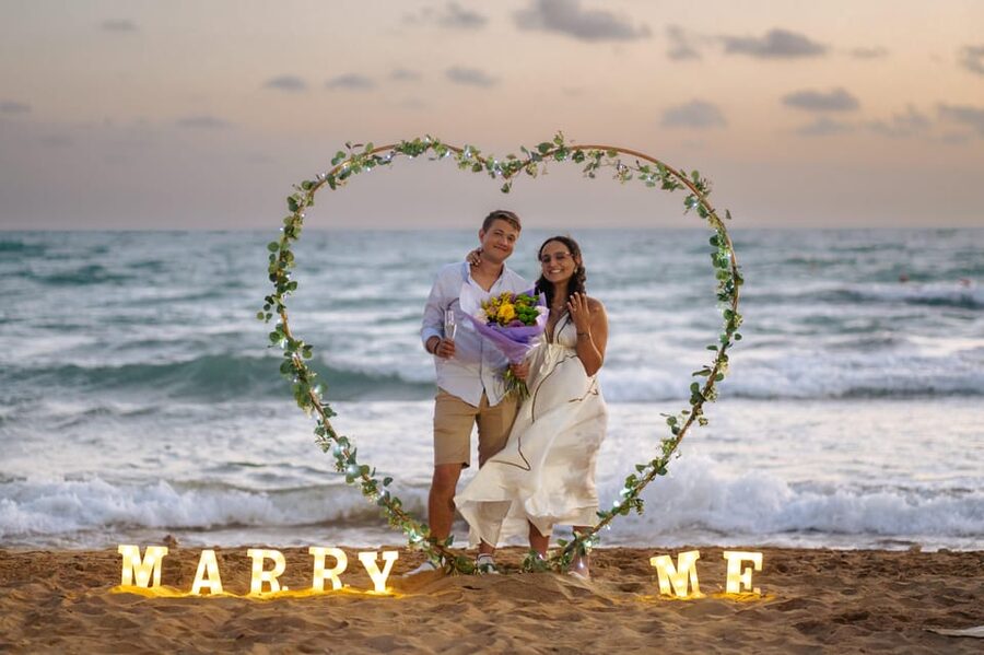 Proposal Photoshoot with Professional Photographer in Malta - What the $235 price includes