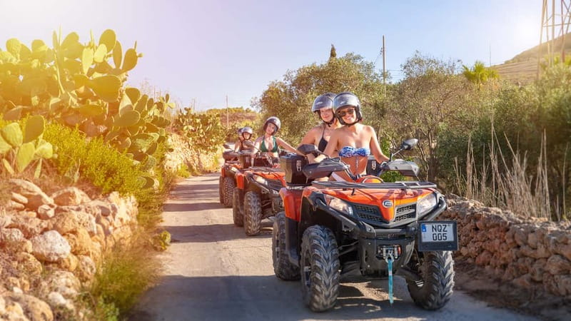 Quad Bikes Rental in Gozo (With GPS Map Included) - Riding from Ta’ Ċenċ to the coast