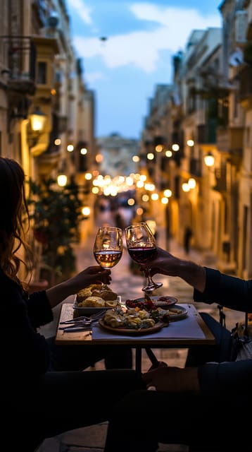 Romantic Italian Cuisine Dinner in Valletta - A note about menu changes and wine confusion