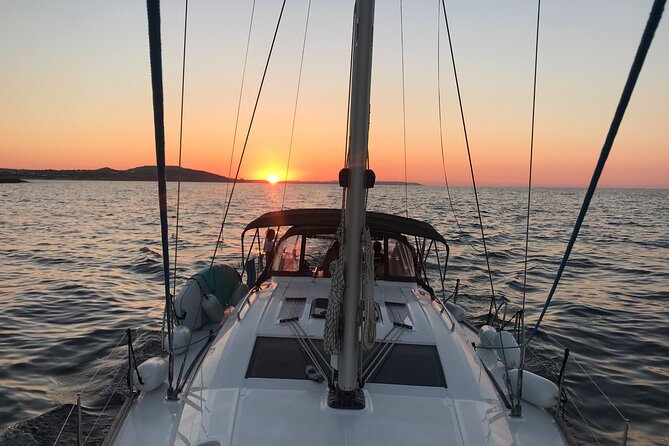 Romantic Sunset on Amazing Mowgli - Leaving Sa Maison Ferry Terminal at 7:00 pm