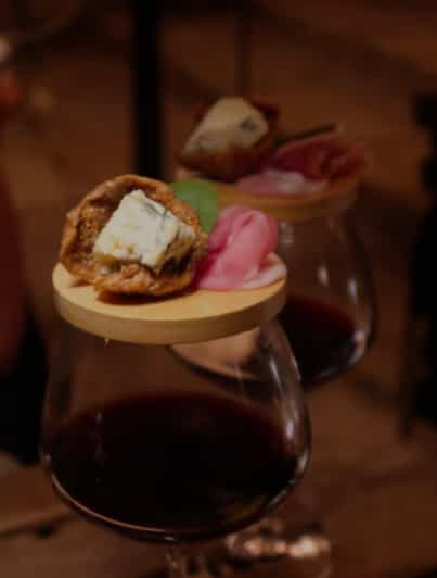 Romantic Wine Tasting Experience at Koccio Valletta - Three glasses, three plates, and a full evening of food