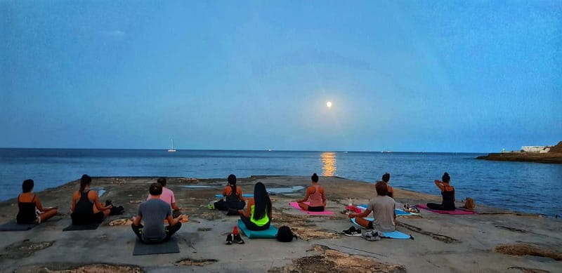 Sliema: Beach Yoga Class with Swimming - What happens during the 75-minute class