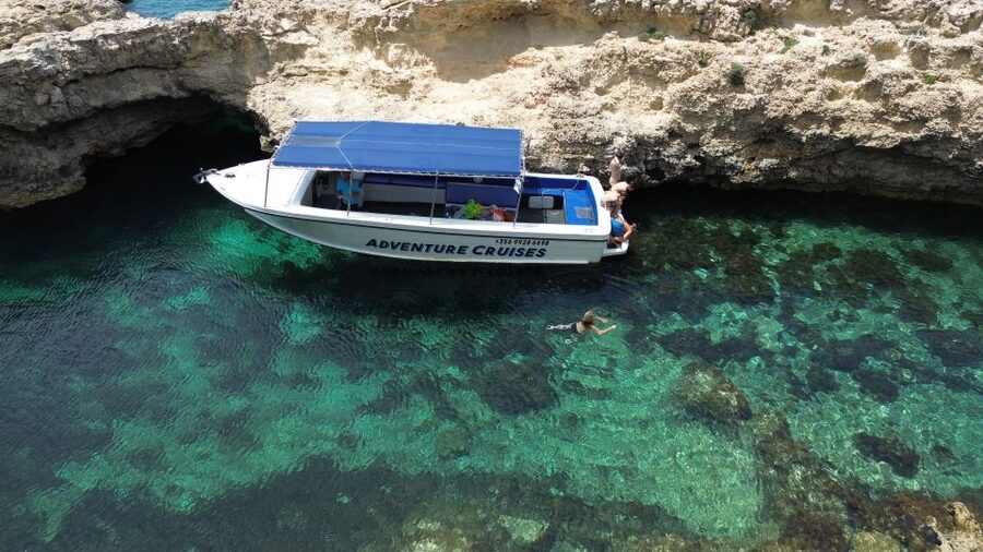 Sliema: Boat Trip to Comino Blue Lagoon, Gozo, and Caves - Comino Blue Lagoon and the island stop
