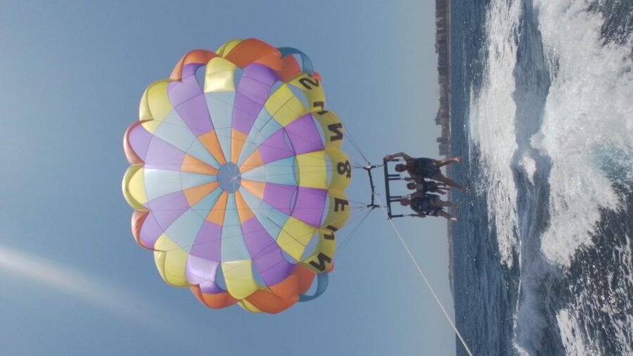 St. Julian's: Malta Parasailing Adventure with Photos - Ten minutes above the Maltese coast