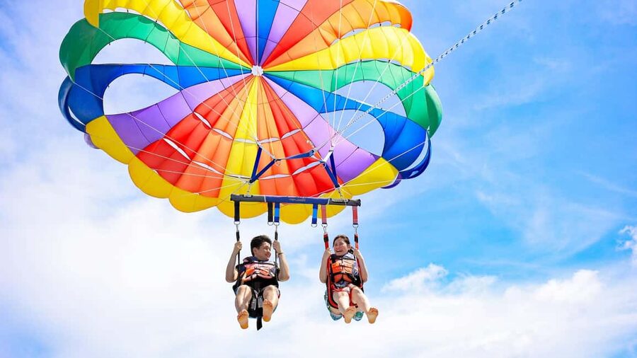 St. Julian's: Parasailing Flight with Photos and Videos - Flying high above St. Julian’s