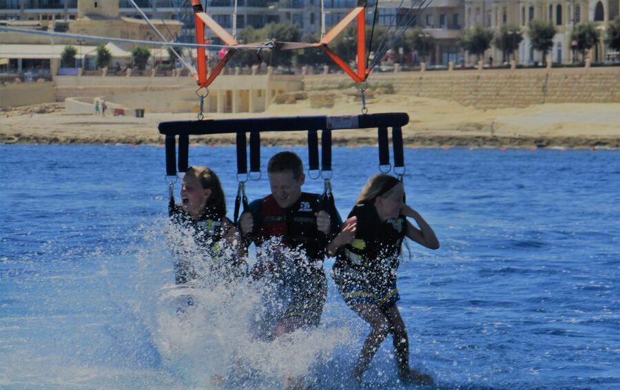 St. Julian's: Parasailing in Malta with Photos and Videos - Meeting the boat at Spinola Bay Jetty