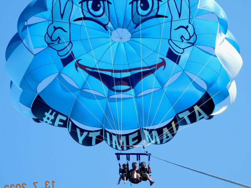 St. Julian's: Parasailing in Malta with Photos and Videos - The takeoff and 500-foot flight