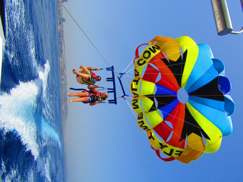 St. Julian's: Parasailing in Malta with Photos and Videos - The safety briefing before takeoff