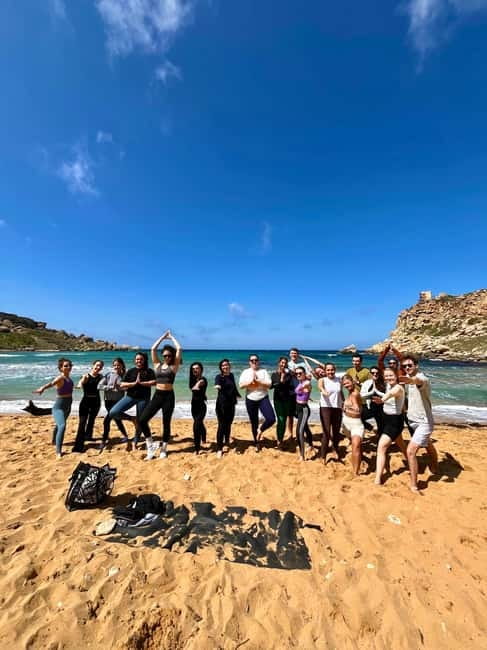 Sunday: Ghajn Tuffieha (Riviera) Beach Yoga Class - Who will enjoy this most