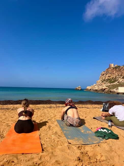 Sunday: Ghajn Tuffieha (Riviera) Beach Yoga Class - Practical drawbacks to keep in mind