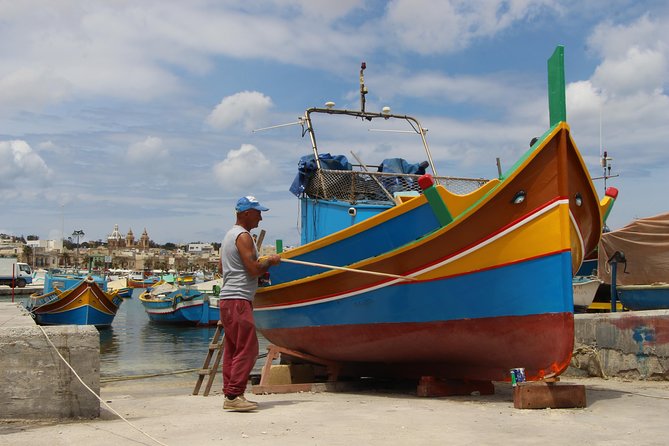Temples, Blue Grotto, Marsaxlokk - Marsaxlokk is where the day slows down