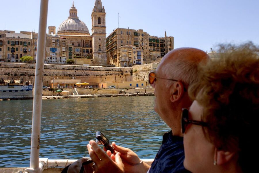 The Best Traditional 2 Harbours Day Cruise of Malta - Marsamxett Harbour and the first broad views