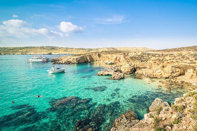 Three Bay Cruise Including Blue Lagoon from Mellieha - Crystal Lagoon brings cliffs, caves, and calmer water