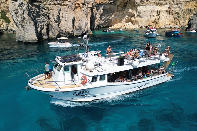 Three Bay Cruise Including Blue Lagoon from Mellieha - The return route adds Malta’s best rock scenery