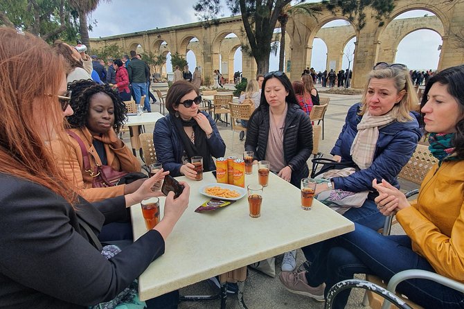 Valletta Food Tour - Upper Barrakka Gardens and the Grand Harbour