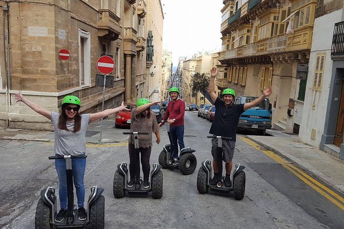 Valletta Segway Tour and The Malta Experience - Learning to ride with Saif, Anthony, Luke, or Luc