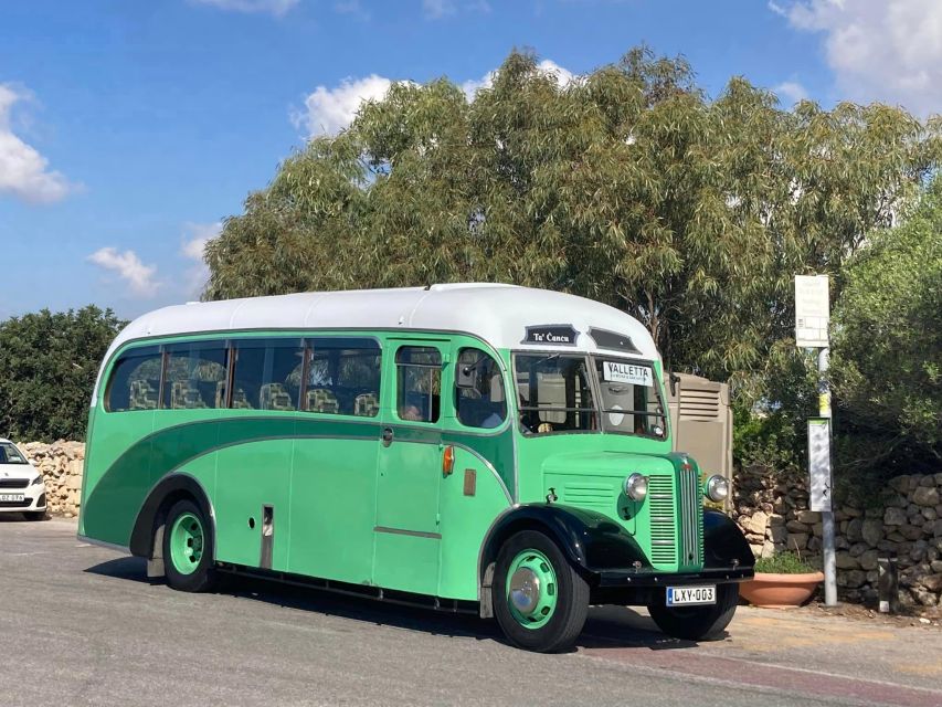 Valletta: Sunday Vintage Bus to Marsaxlokk - Starting near Triton Fountain in Valletta